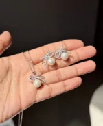 Studded Pearl Pendent Sets - Image 2