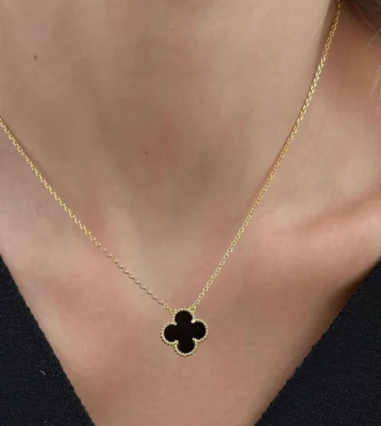 Black Vancleef Pendent