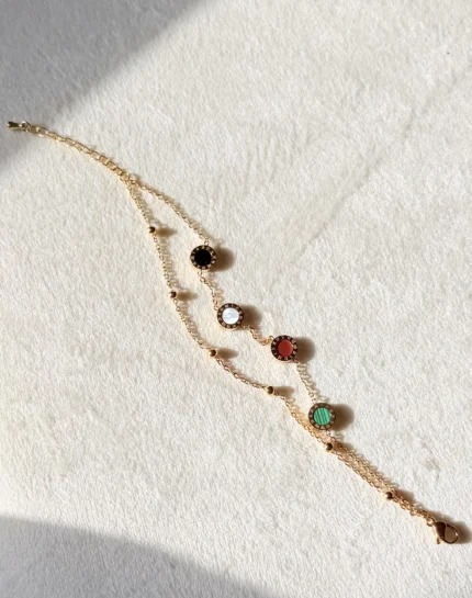 Multicolor Charm  Bracelet