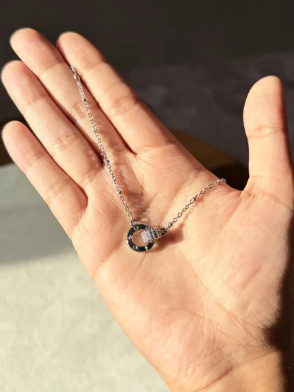 Silver Cartier Studded Bracelet