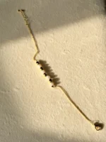 Gold Pearl Bracelet - Image 2