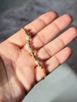 Studded Gold Pull Me Up Bracelet - Image 3