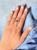 Minimal Heart Ring - Image 2