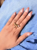 Drip Pearl Ring - Image 2