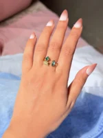 Colorful Diamonds Ring - Image 2