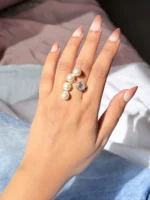 Statement Pearl Ring - Image 2