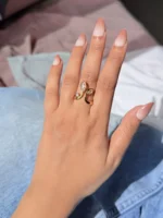 Asymmetrical Leaf Ring - Image 2