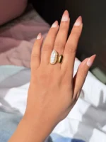 Statement Marble Ring - Image 2