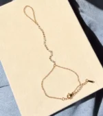 Dainty Stone Hand Chain - Image 2