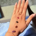 Colorstone Ocean Pebble Hand Chain