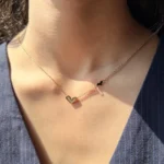 Studded Heart Pendent