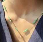 Green Crystal Drop Pendent - Image 2