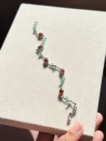 Silver Rose Tulip Bracelet - Image 2