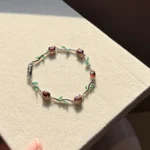 Silver Rose Tulip Bracelet