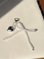 Pearly Heart Keychain - Image 2