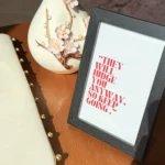 Quote Table Frame