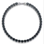 Black tennis bracelet