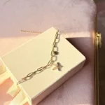 Linked Gold Star Bracelet