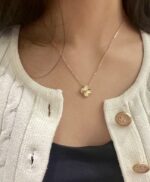 Golden Vancleef Pendent Set - Image 2