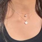 Dainty Layered Shell Pendent