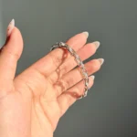 Silver Frost Link Handcuff