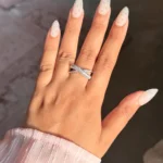 Studded Cross Ring (adjustable)