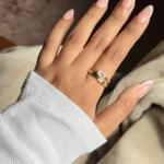 Spiral Stone Ring