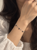 Black Charm Bracelet