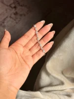 Silver Stone Loop Bracelet - Image 3