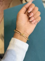 Gold Twisted Bracelet - Image 2