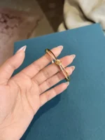 Gold Twisted Bracelet