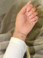 Studded Pink Heart Handcuff
