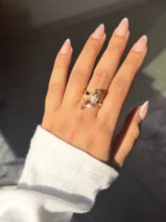 Pink Tulip Ring - Image 2
