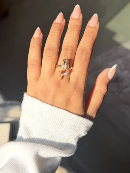 Pink Tulip Ring