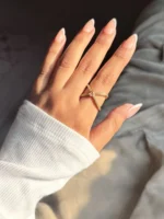 Nova Pink Stone Ring - Image 2