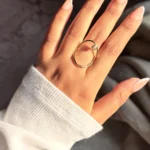 Bella Pink Circle Ring