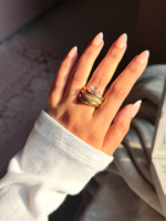 Amour Pink Stack Ring