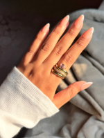 Amour Pink Stack Ring - Image 2