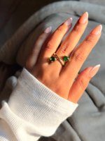 Serene Emerald Ring