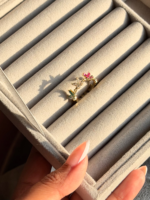 Multicolor Butterfly Ring