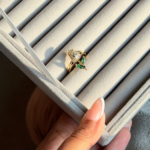 Green Tulip Ring