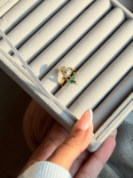 Green Tulip Ring